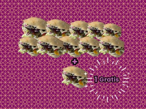 10 Focaccia +1 free